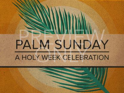 HOLY WEEK PALM TITLE