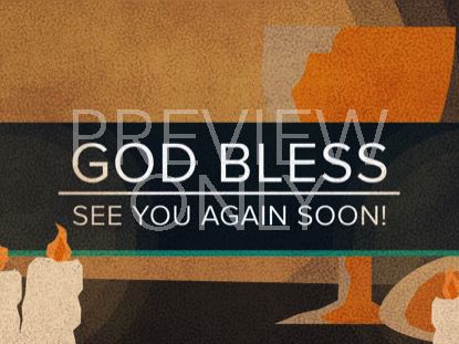 HOLY WEEK THURSDAY EXIT