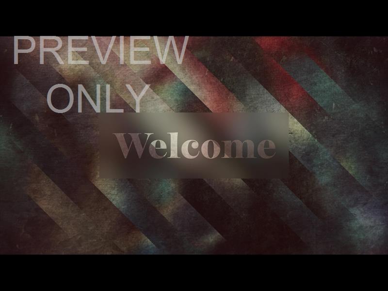 MUTED STRIPES WELCOME STILL