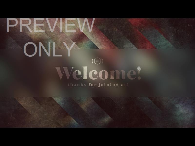 MUTED STRIPES WELCOME STREAM STILL