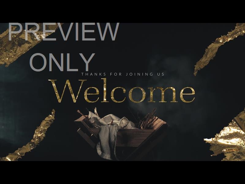 NATIVITY MANGER WELCOME STILL