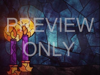 NATIVITY GLASS 2 BLANK STILL