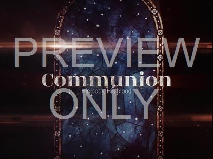 NATIVITY GLASS COMMUNION STILL