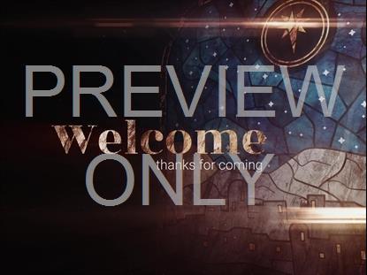 NATIVITY GLASS WELCOME STILL