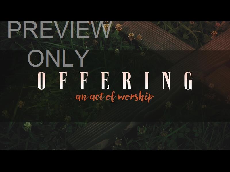 NATURE CROSS OFFERING STILL