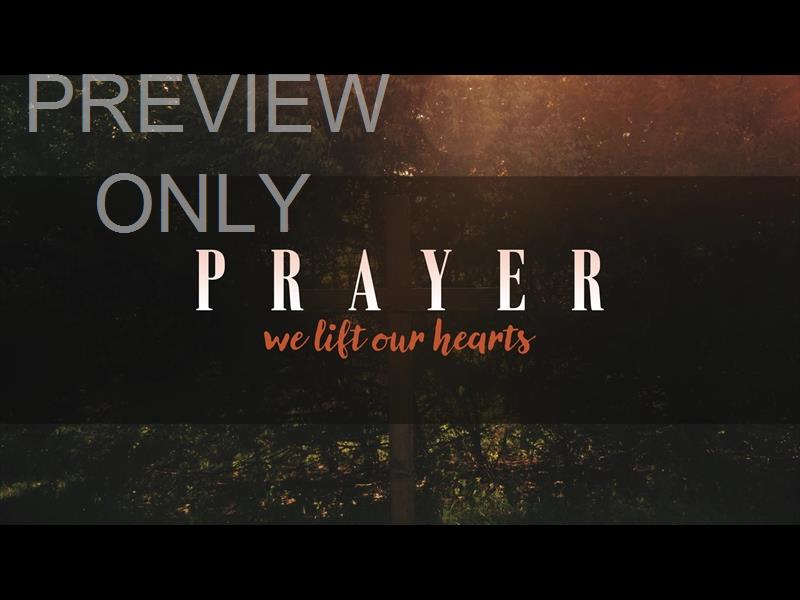 NATURE CROSS PRAYER STILL