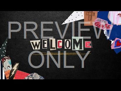 SCRAPBOOK WELCOME STILL