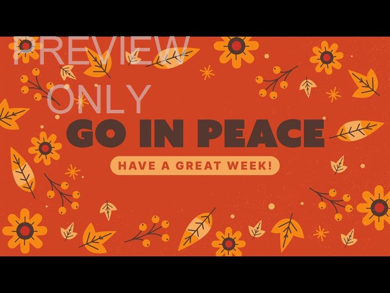 THANKSGIVING LEAVES EXIT STILL