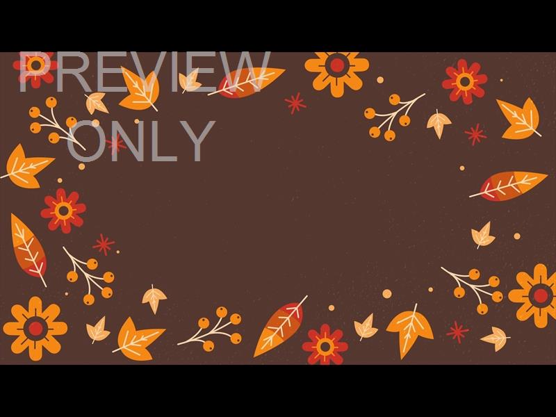 THANKSGIVING LEAVES FOUR STILL