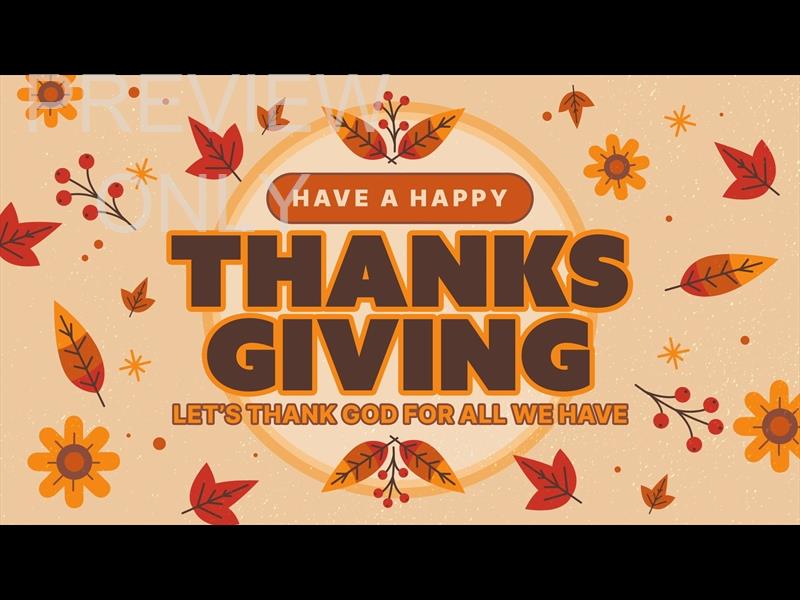 THANKSGIVING LEAVES THANKSGIVING STILL