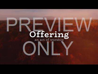 THANKSGIVING FLIGHT OFFERING STILL