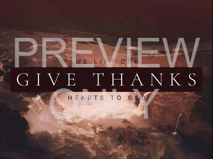 THANKSGIVING VISTAS THANKS STILL