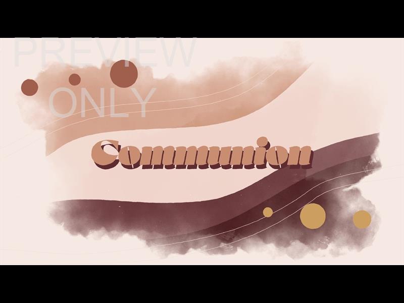 WATERCOLOR SEASONS COMMUNION STILL