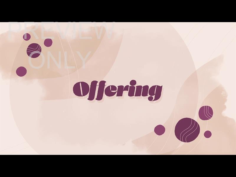 WATERCOLOR SEASONS OFFERING STILL