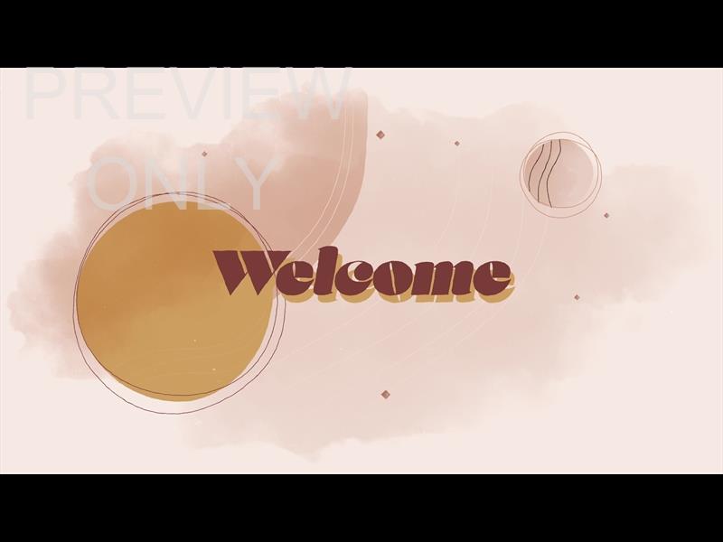 WATERCOLOR SEASONS WELCOME STILL