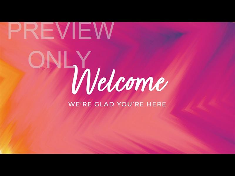 COLOR EDGE STILL - WELCOME SUBTITLE