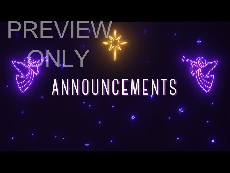 NEON STARS: ANNOUNCEMENTS STILLS