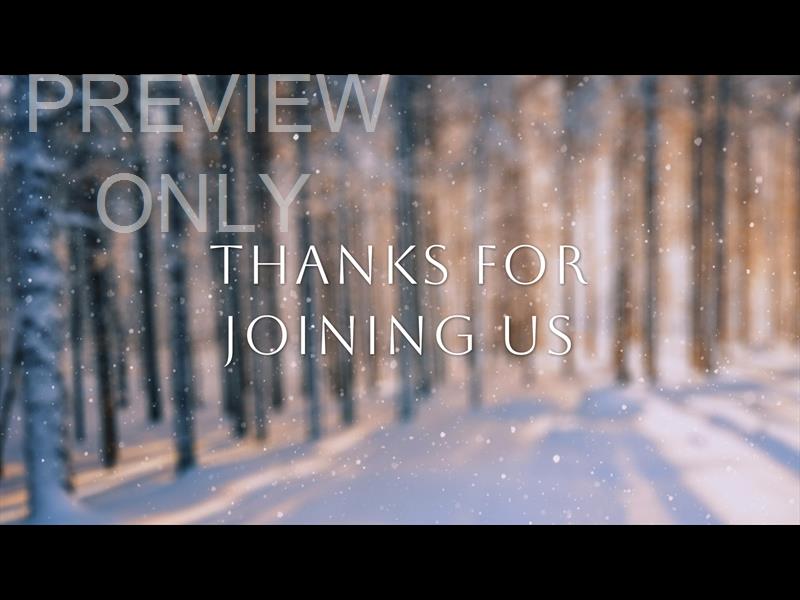 SNOW SHIMMER: THANKS FOR JOINING US STILL