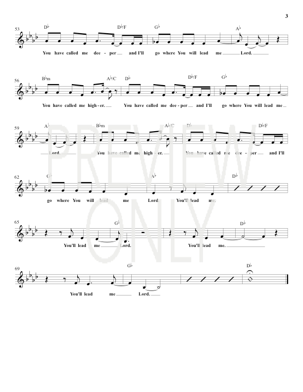 called me higher lead sheet lyrics chords all sons daughters called me higher sheet music
