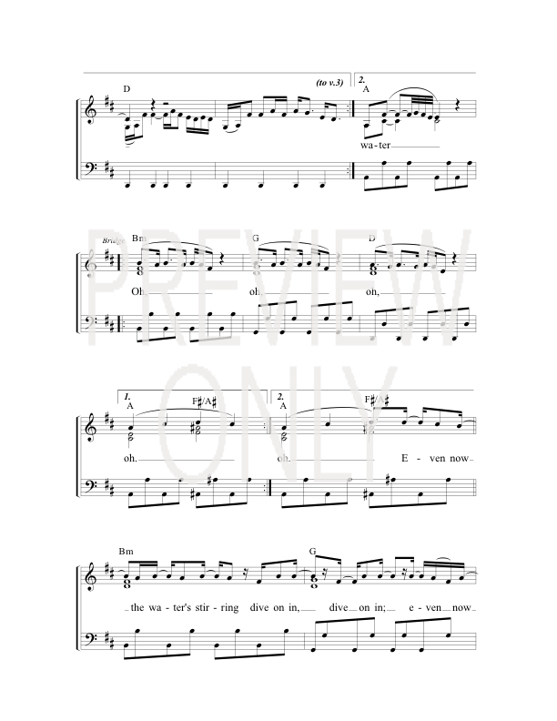 Come To The Water Lead Sheet, Lyrics, &amp; Chords | Paul Baloche ...