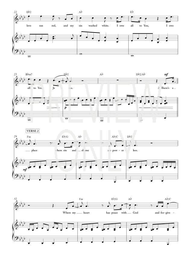 At The Cross Lead Sheet, Lyrics, &amp; Chords | Chris Tomlin | WorshipHouse Media