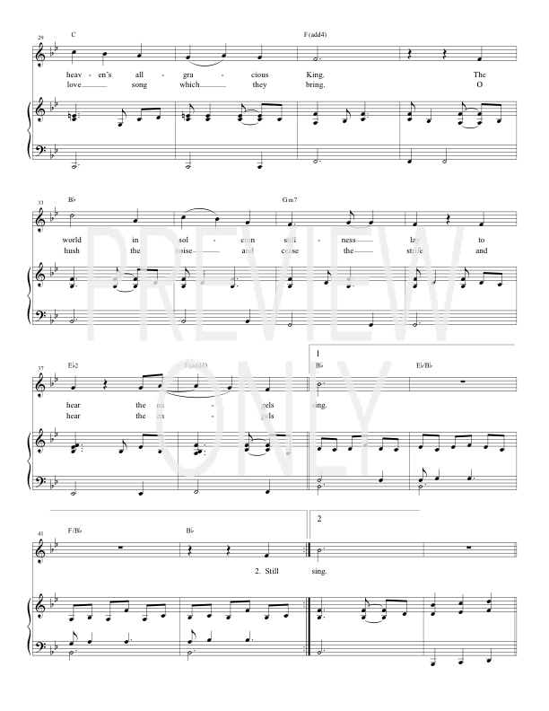 Midnight Clear Lead Sheet Lyrics Chords Chris Tomlin Worshiphouse Media