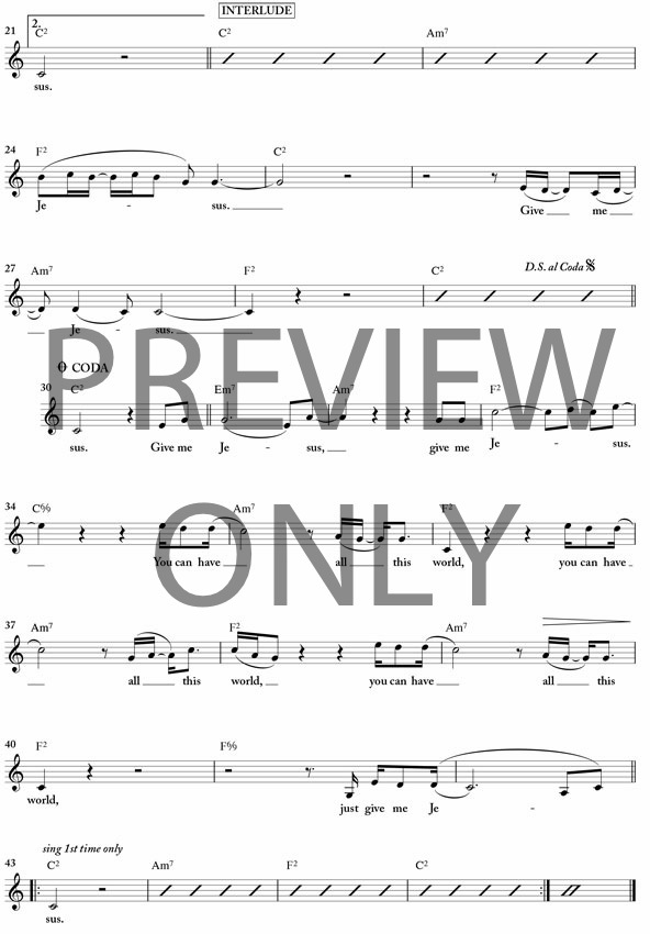 give me jesus lead sheet lyrics chords jeremy camp give me jesus sheet music