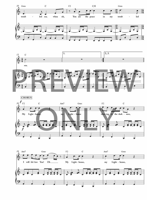 my lighthouse lead sheet lyrics chords rend collective the lighthouse sheet music free