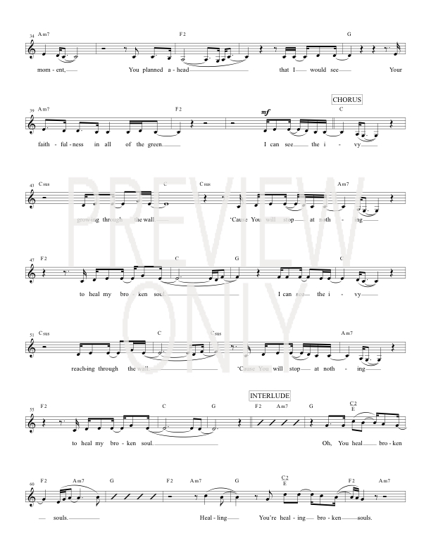The Garden Lead Sheet, Lyrics, & Chords | Kari Jobe ...