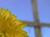 YELLOW FLOWER CROSS