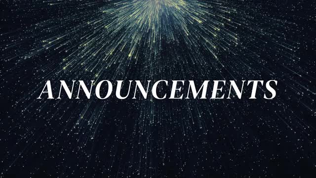 STAR BLAST II: ANNOUNCEMENTS